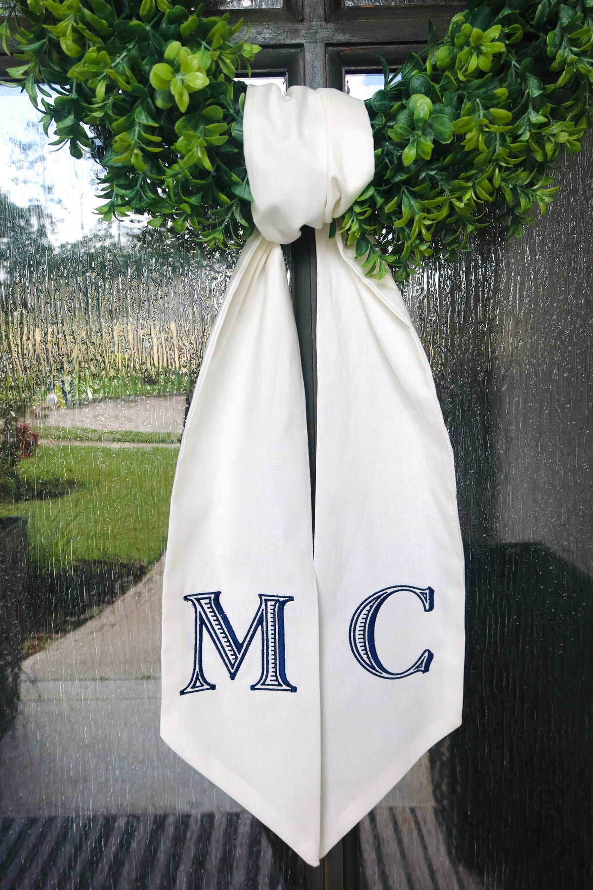 Custom Wreath Sash