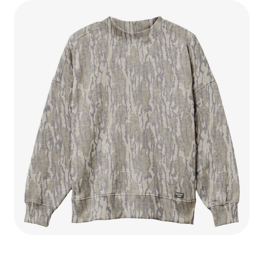 Monogramed Mossy Oak Mockneck
